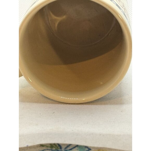 Disney Mickey Mouse Pirate Ceramic Mug Treasure Map Design Beige - Picture 2 of 6